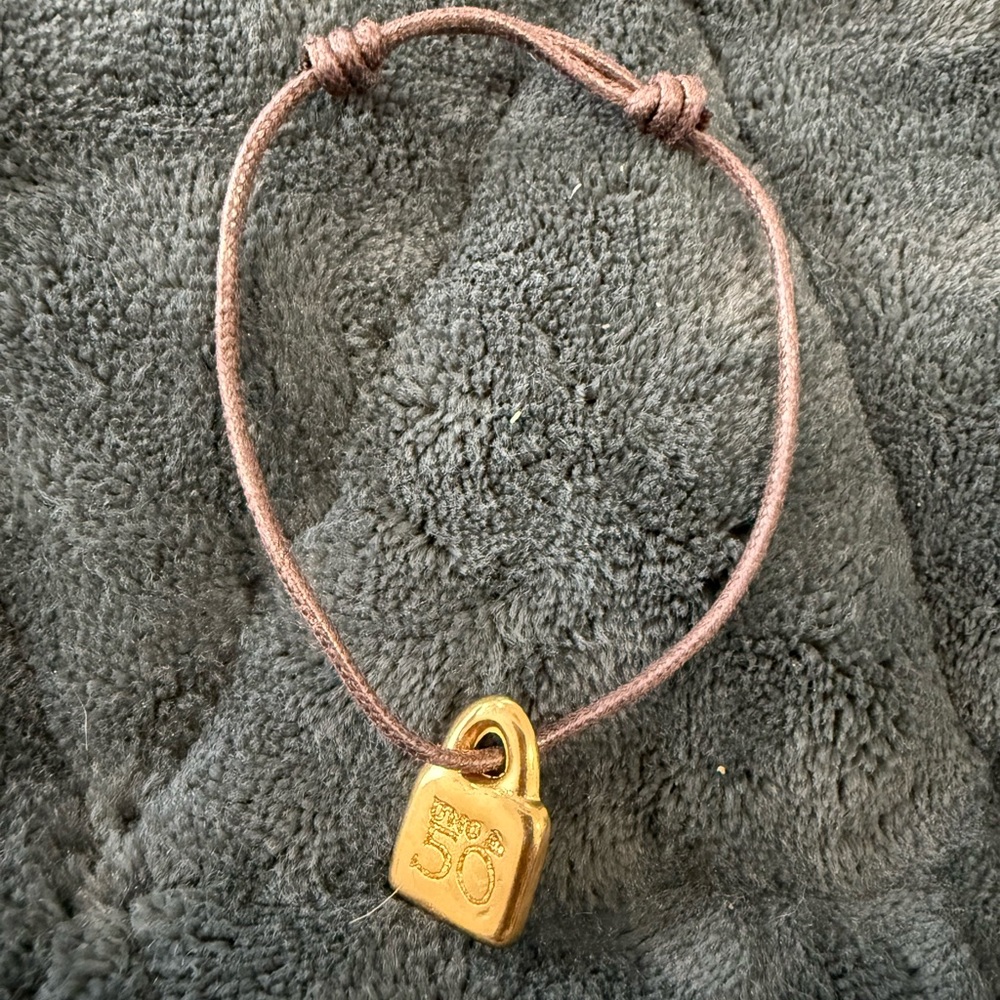 UNO de 50 Gold Cord Bracelet